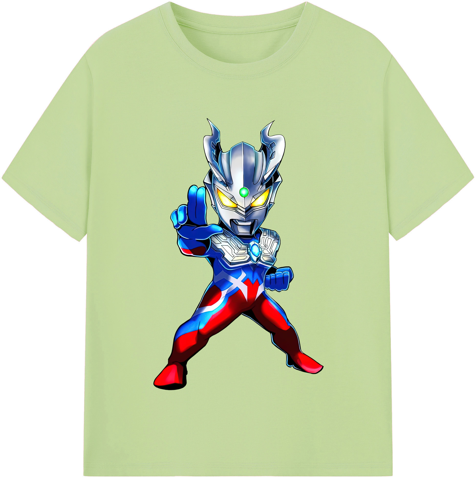 （画像用） ウルトラマン Ultraman 綿100％半袖Tシャツ（フロントプリント）